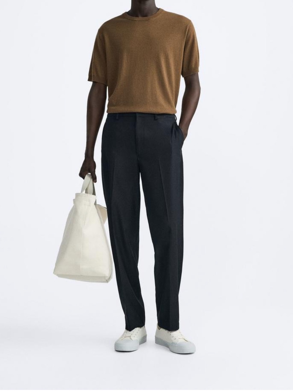 Zara man flat front casual pants sz 30